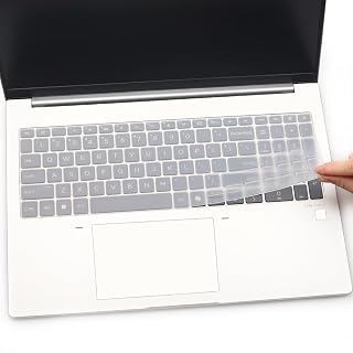 RAYA Silicone Keyboard Cover for HP ZBook 8 G1i / HP ZBook X G1i 16inch Laptops (Transparent)