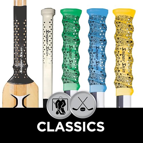 Miniatura 7 de SNIPER SKIN Agarre de hockey, se adapta a palos de adultos y niños, fácil de instalar, duradero, mejor que la cinta de hockey, ideal para el equipo,