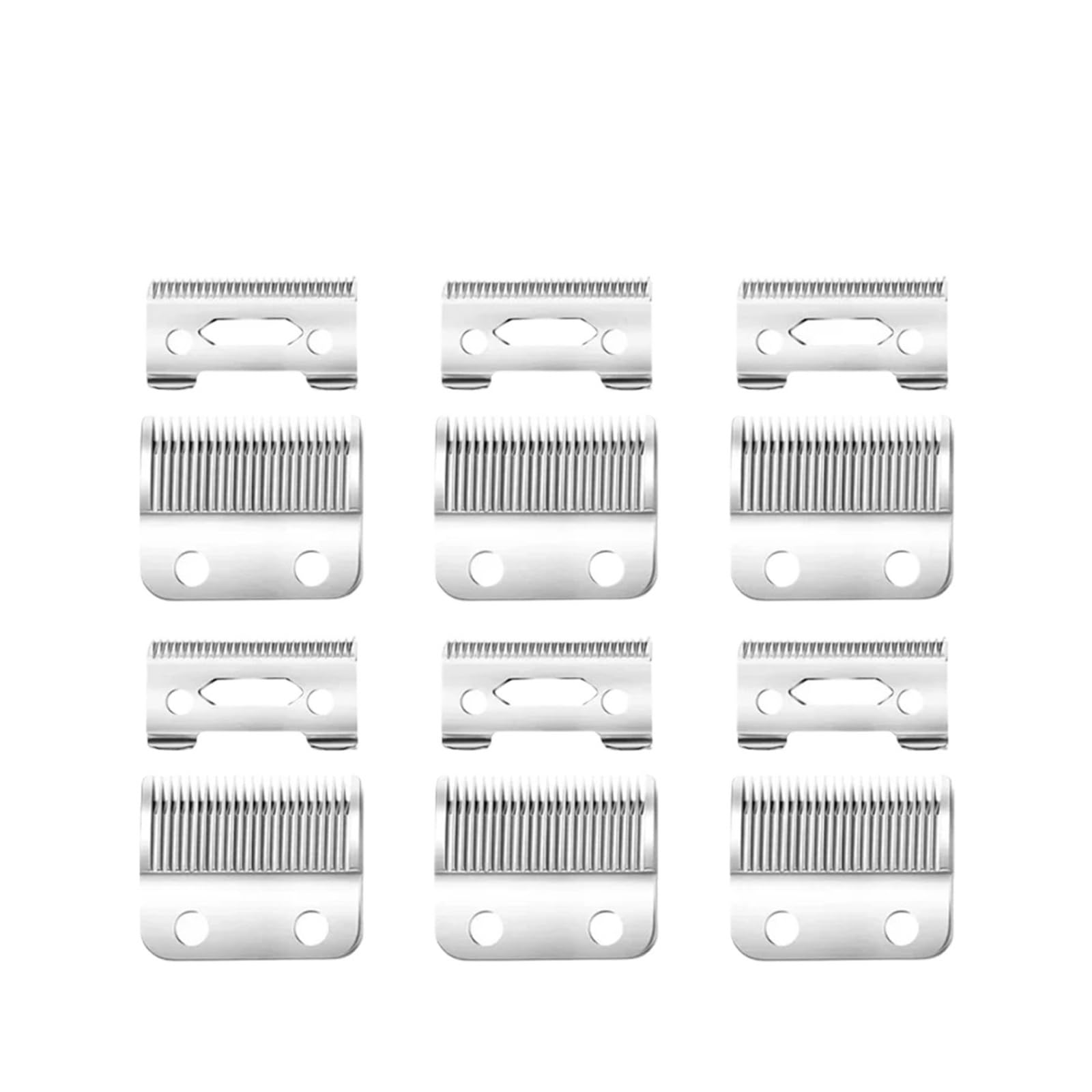 Ersatzklinge for Haarschneidemaschine, Kompatibel Mit Kemei, KM-1990, Trimmer, Rasierer, Haarschneidemaschine, Schneidemaschine(6PCS)