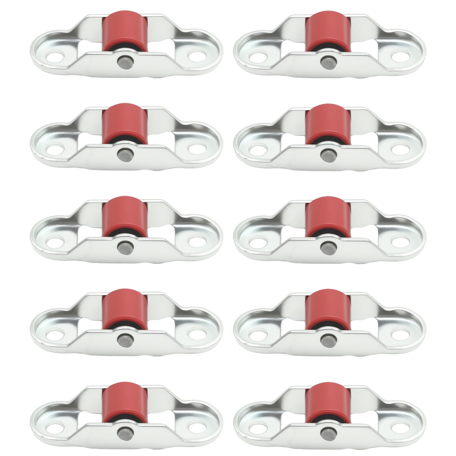 MospdyGear 10 PCS 12mm Sliding Door Roller, Smooth-Glide Plastic Wheel for Cabinets and Wardrobes, Ideal for Home and Office Use