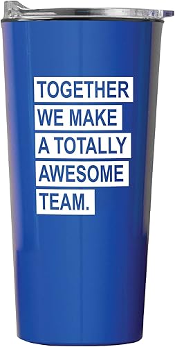 Cheersville Taza de viaje por carretera de 18 onzas, doble pared, totalmente impresionante