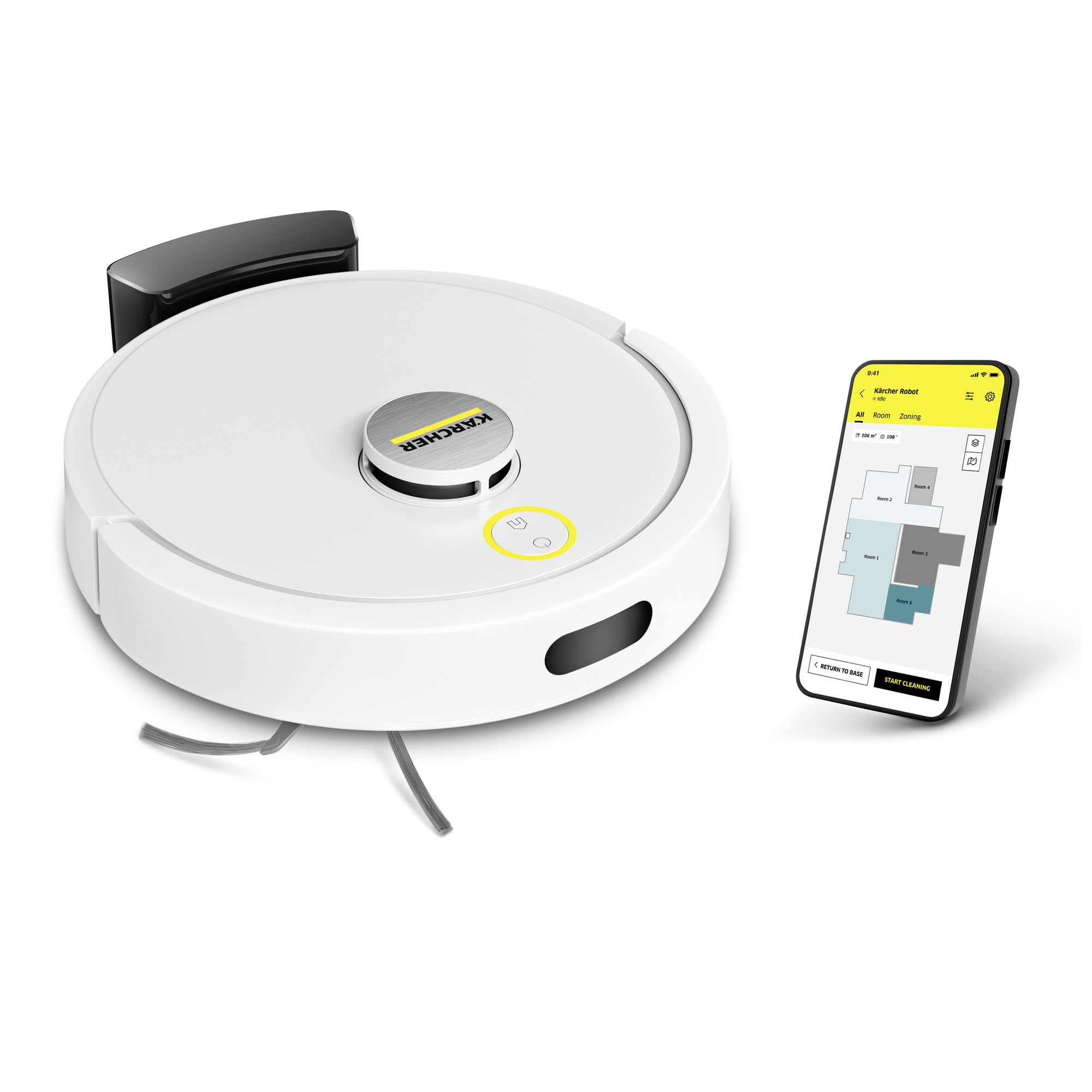 KÄRCHER Robo VC3 Robot Vacuum & Mop - Smart Cleaning -1