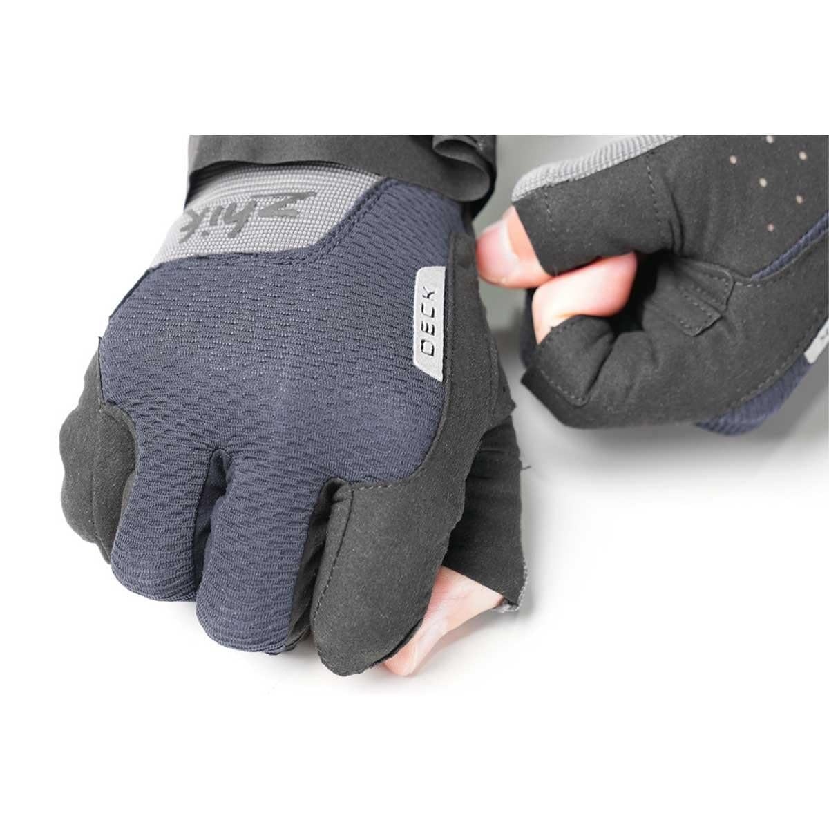 Zhik 2026 Half Finger Deck Gloves GLV-11 - Grey -