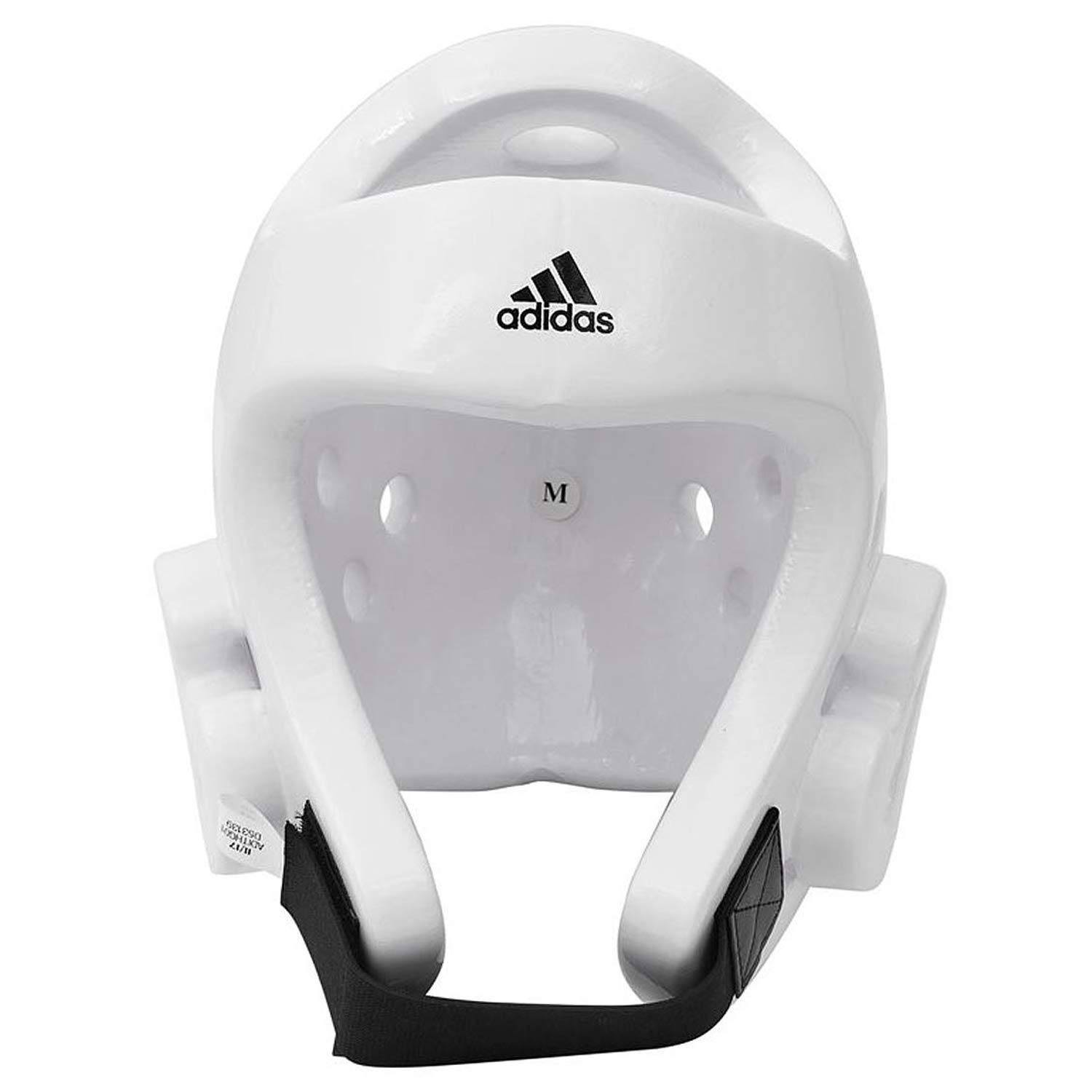 adidas Taekwondo Martial Arts Dipped Foam Head Guard Protector - White - X-Large