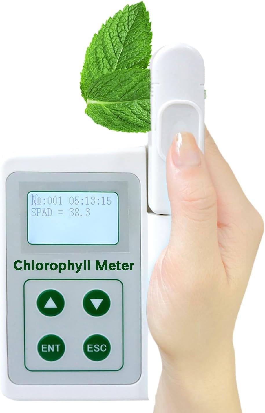 Analyseur de chlorophylle 4 en 1 pour niveaux d'azote, mesure SPAD en temps réel, surveillance de la température des feuilles pour l'agriculture et le jardinage de précision