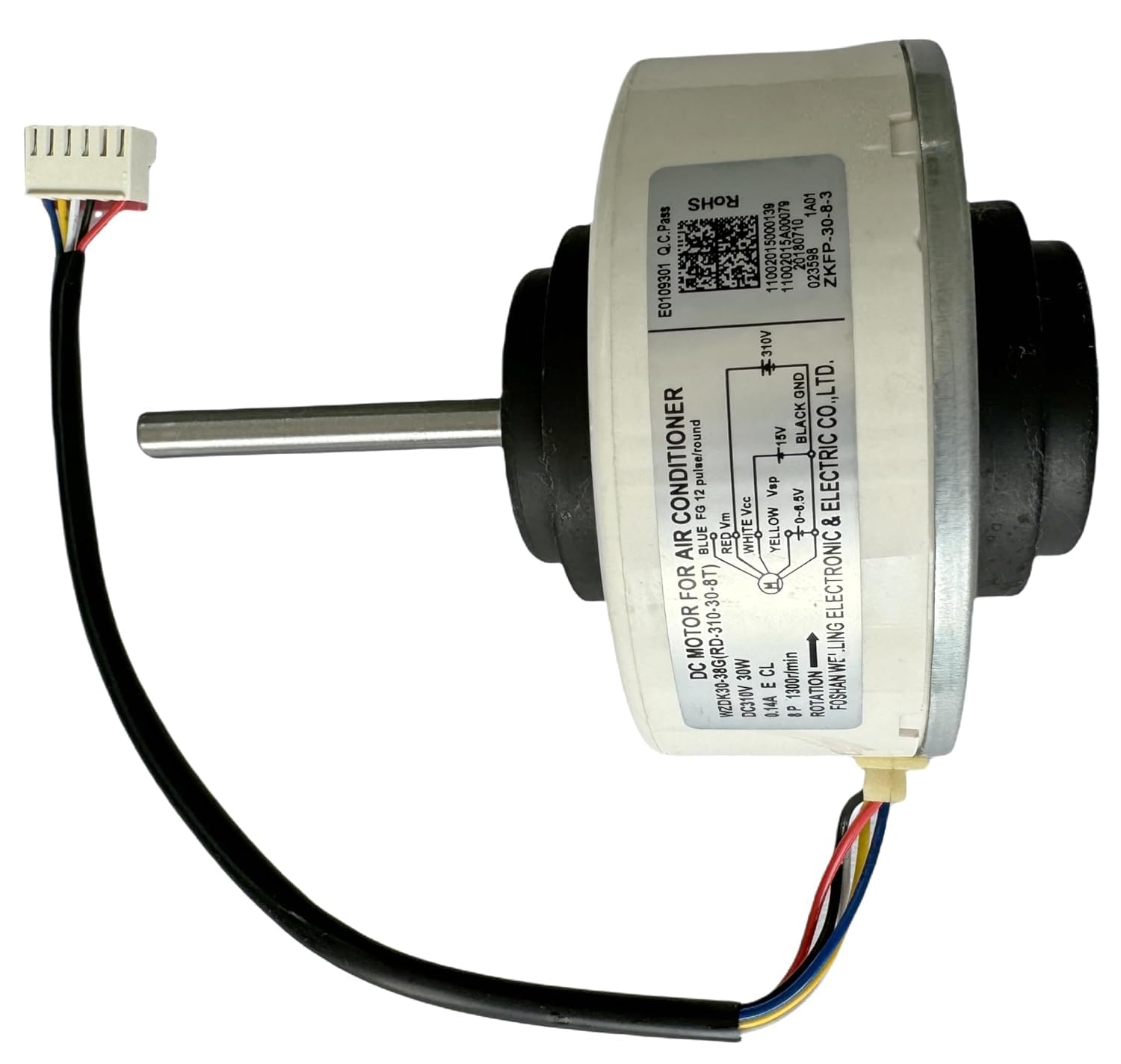 Klimaanlagenmotor WZDK30-38G RD-310-30-8T Bürstenloser DC-Lüftermotor, 30-W-Inverter-Klimaanlagenmotor DC-Motor