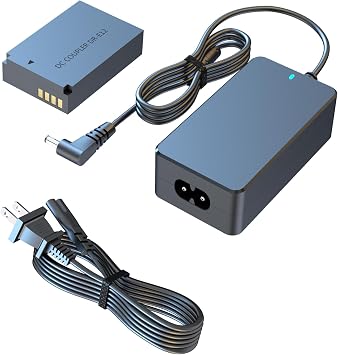 مجموعة بطارية وهمية لمحول الطاقة ACK-E12 AC/DR-E12 DC Coupler، لكاميرات Canon EOS M50 وEOS M50 Mark II وEOS M200 وEOS M100