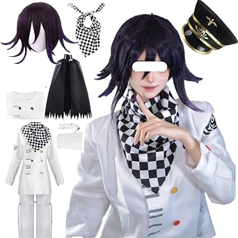 Kokichi Oma Cosplay Costume Kokichi Cosplay Outfit Uniform Cape Full Set Halloween