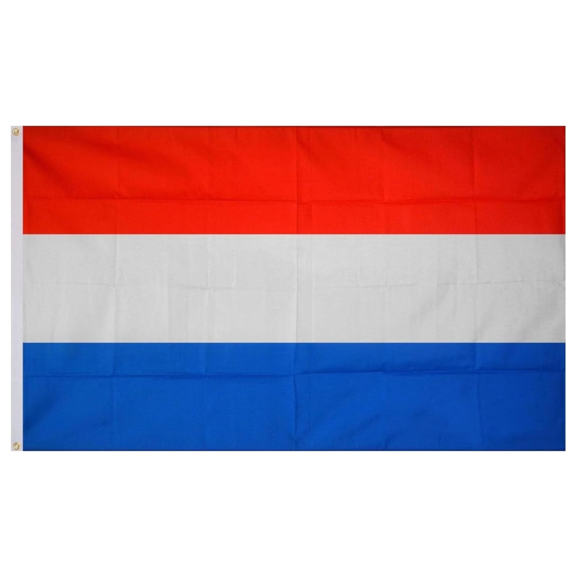 Netherlands Flag 5ft x 3ft with Brass Eyelets – Polyester Dutch Flag Banner for Football Matches, King'S Day Celebrations, Home & Garden Display — image 1