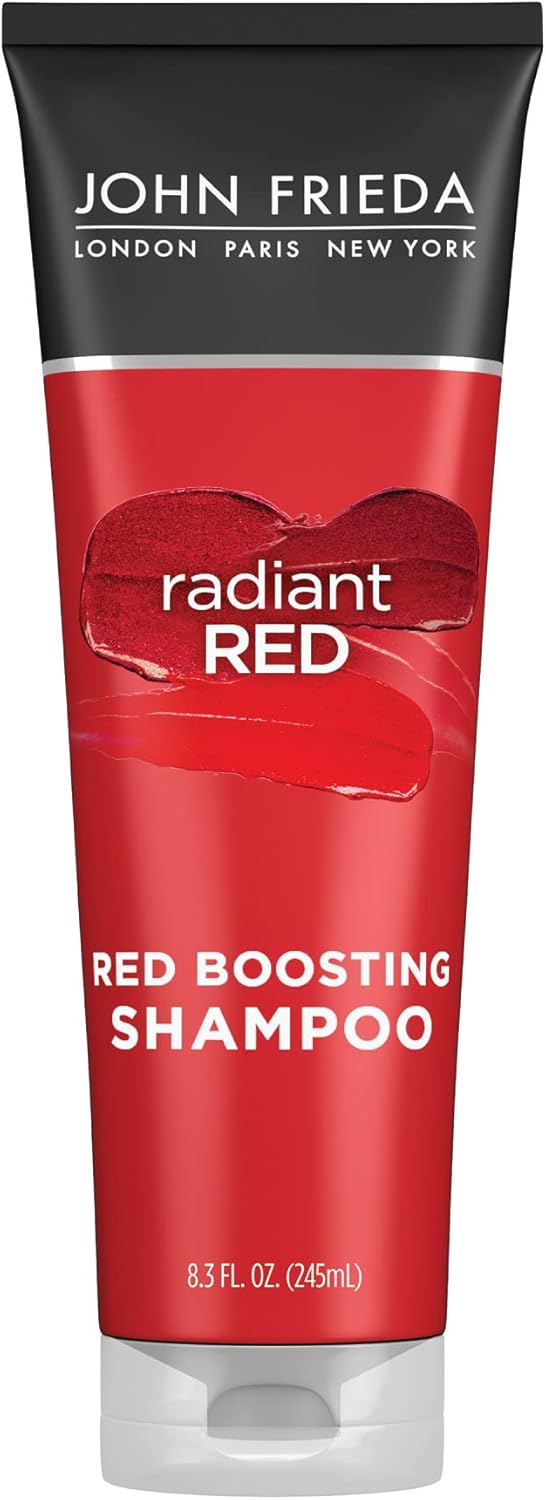 John Frieda Radiant Red Red Boosting Shampoo, Daily Shampoo, Helps