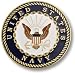 U.S. Navy Adhesive Medallion 1 3/4"