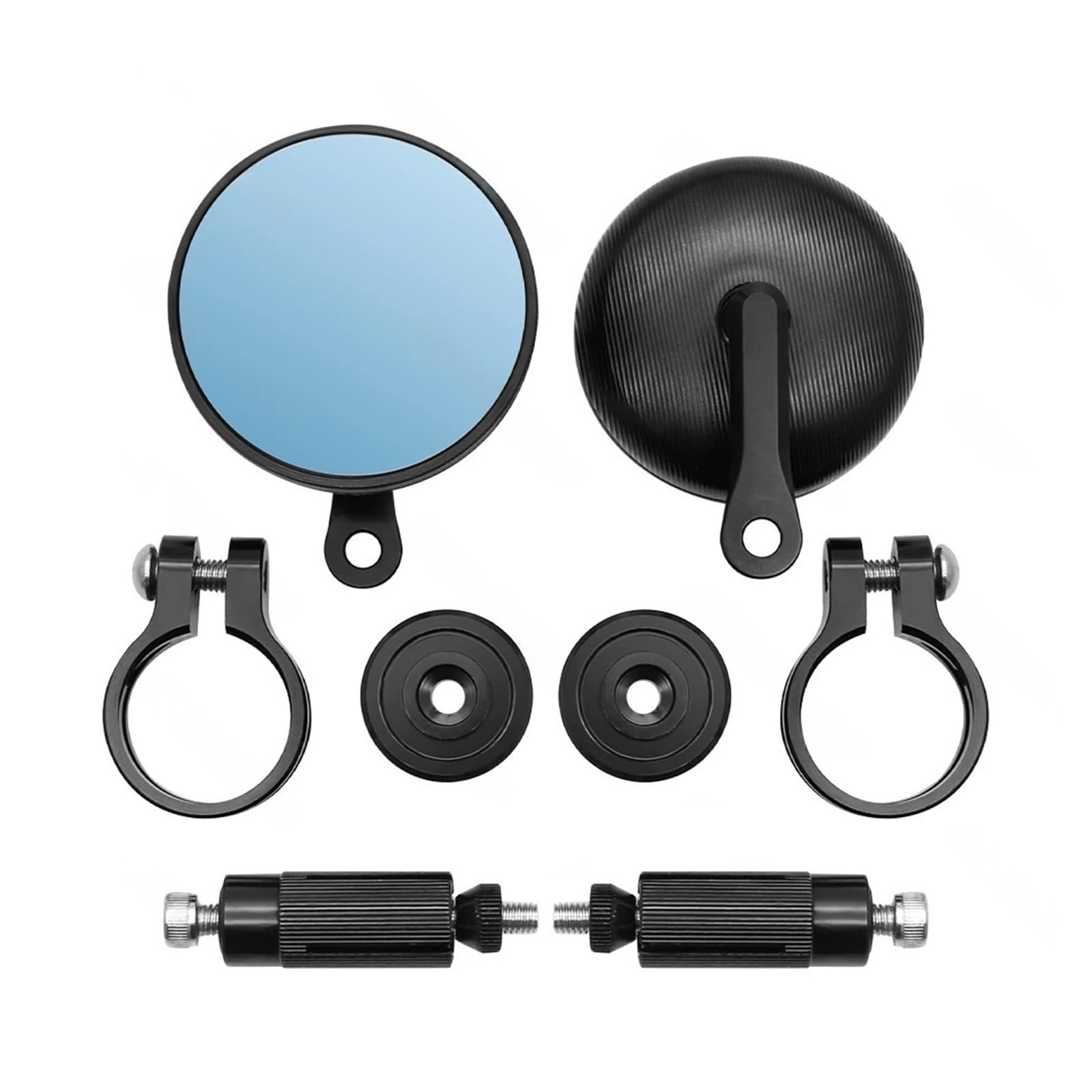 Specchietto Retrovisore Laterale Per Moto, Scooter, 7/8" 22 Mm, Specchietti Retrovisori Per Manubrio, Per Ya&maha Per Kaw&asaki, Ricambi Per Moto Specchiettos