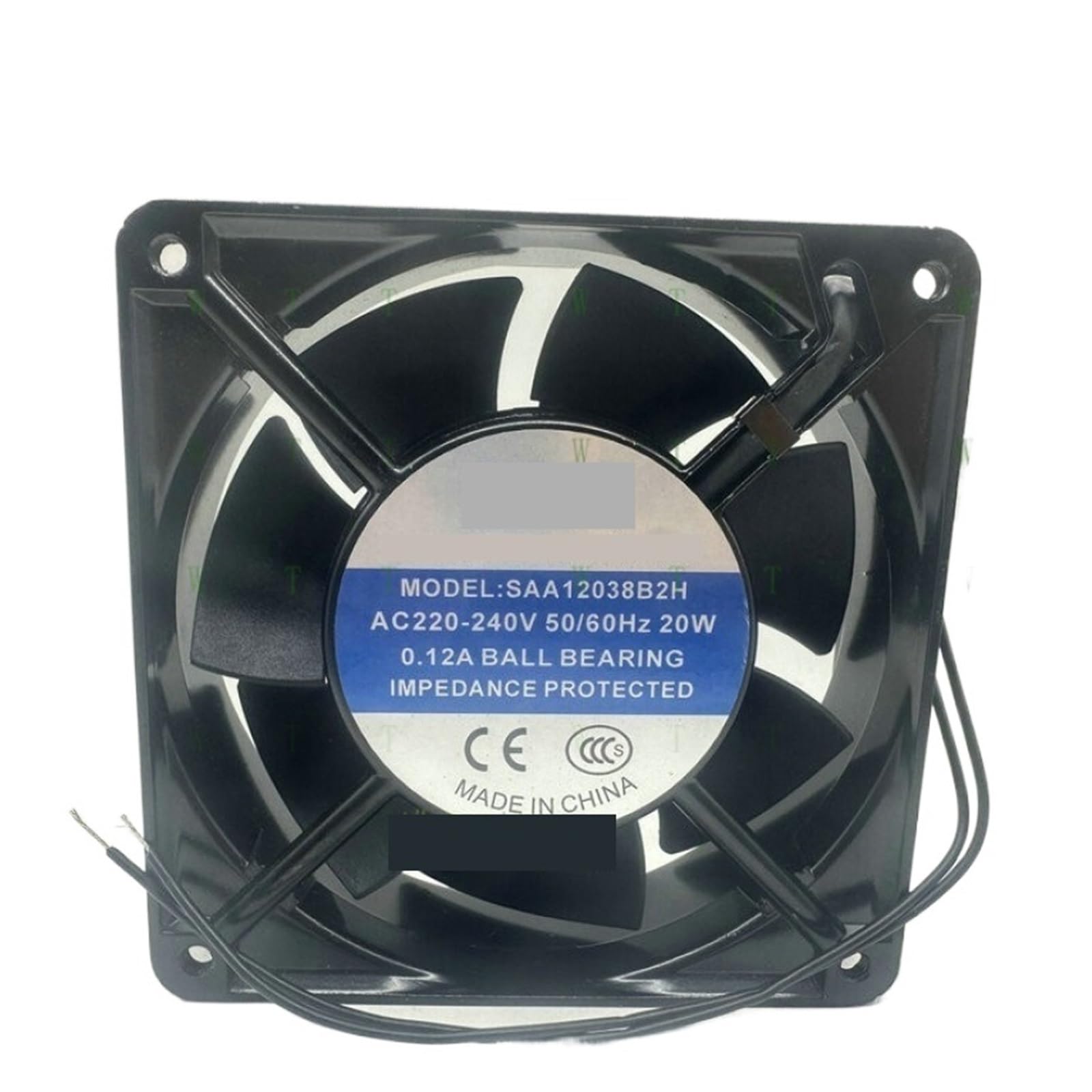 WEUSANXPL 1 pcs SAA12038B2H 220V 20W 0.12A 12CM Fan