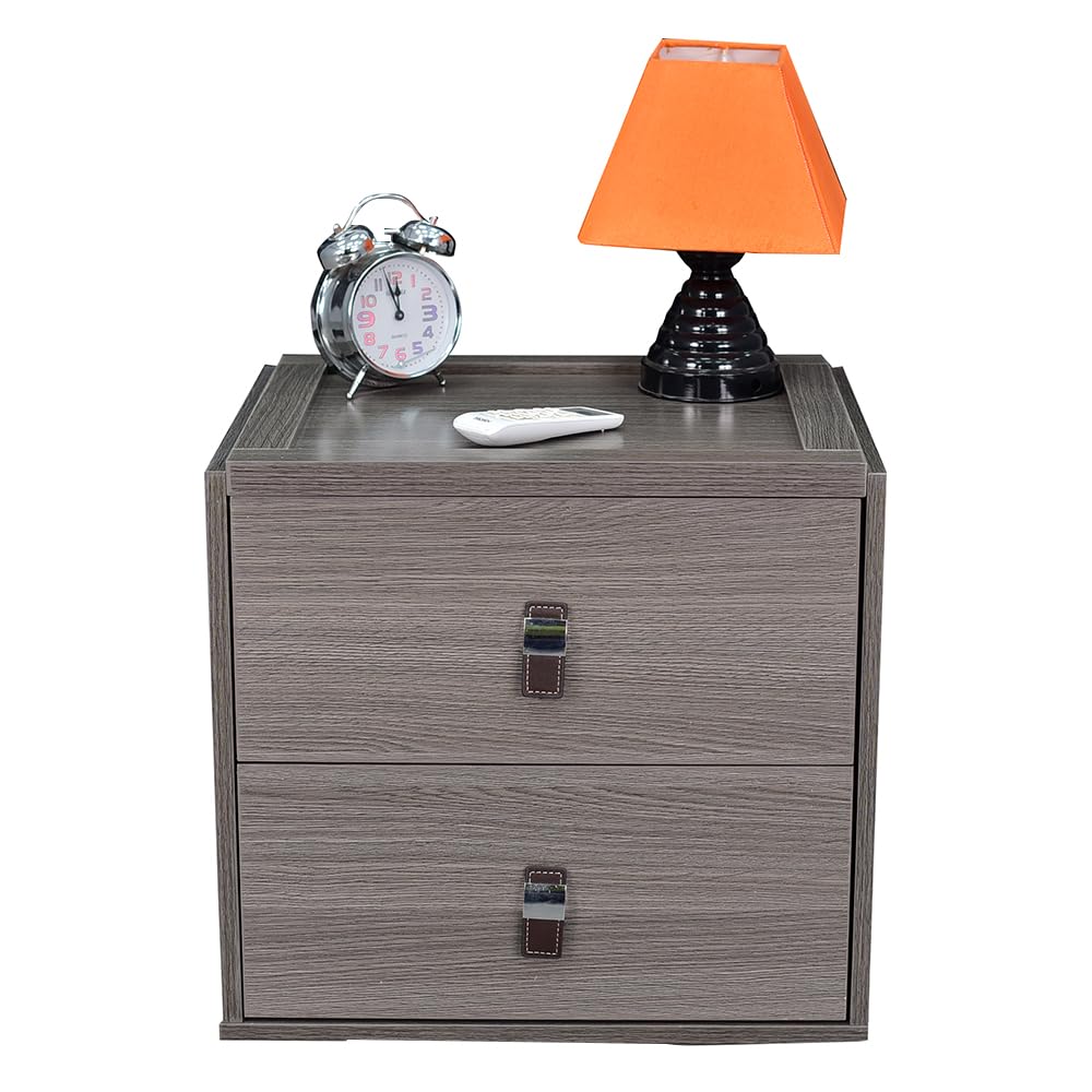 Royaloak Tivoli Bed Side Table | Stylish Nightstand with Drawer | Modern Design with Durable Wood Construction | Ideal for Bedroom Storage & Decor | Sleek Finish | Space-Saving Design | Bedside Table-image-46