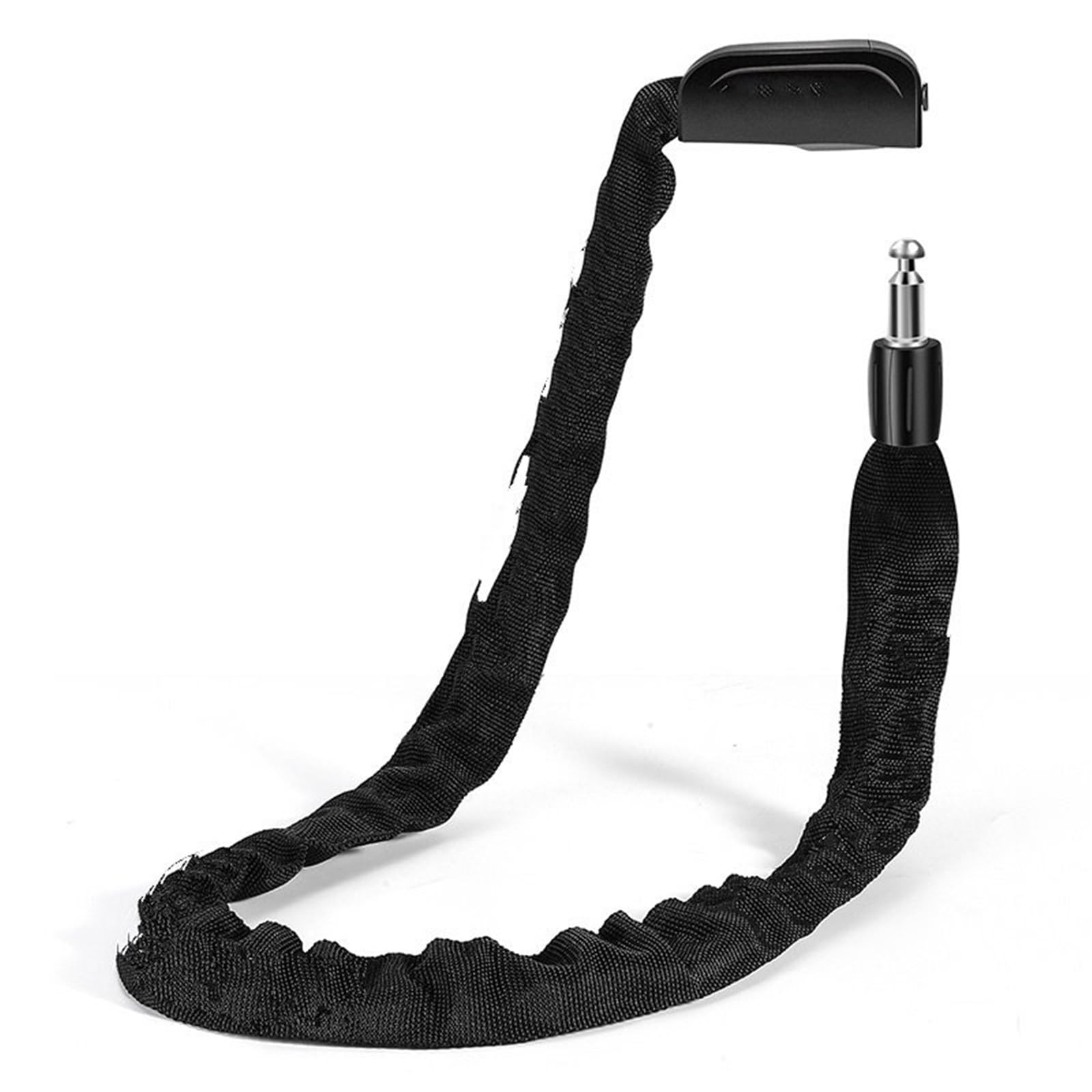 Motorcycle Handlebar Lock Bicycle Chain Lock Wear-Resistant Anti-Slip MTB Road Bike E-Bike Motorcycle Scooter Anti-Theft Safety Motorcycle Disc Lock(Black)