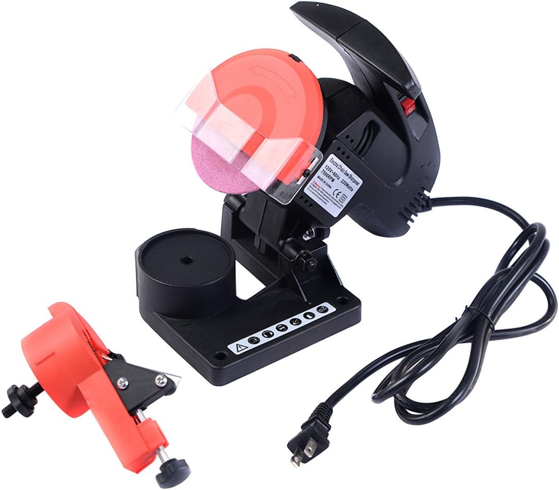 Lotus Analin Portable Electric Chainsaw Sharpener Chain Blade Grinder 7500 RPM HD : Patio, Lawn & Garden