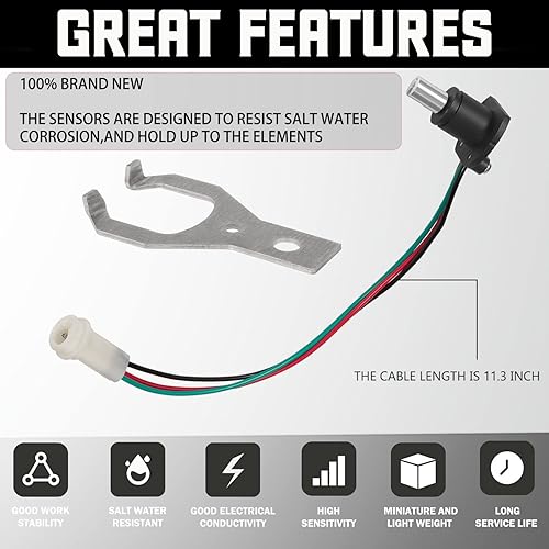 Miniatura 2 de Kit de potenciómetro y remitente de ajuste e inclinación 22314183 873531 para AD DP SX EF de LK KAD TAMD Volvo Penta SternDrives