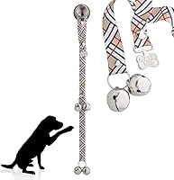 Vista 8 de PoochieBells El timbre original para orinal para perro, campanas de perro para entrenamiento de orinal y ruptura de casa de cachorros, entrena a tu