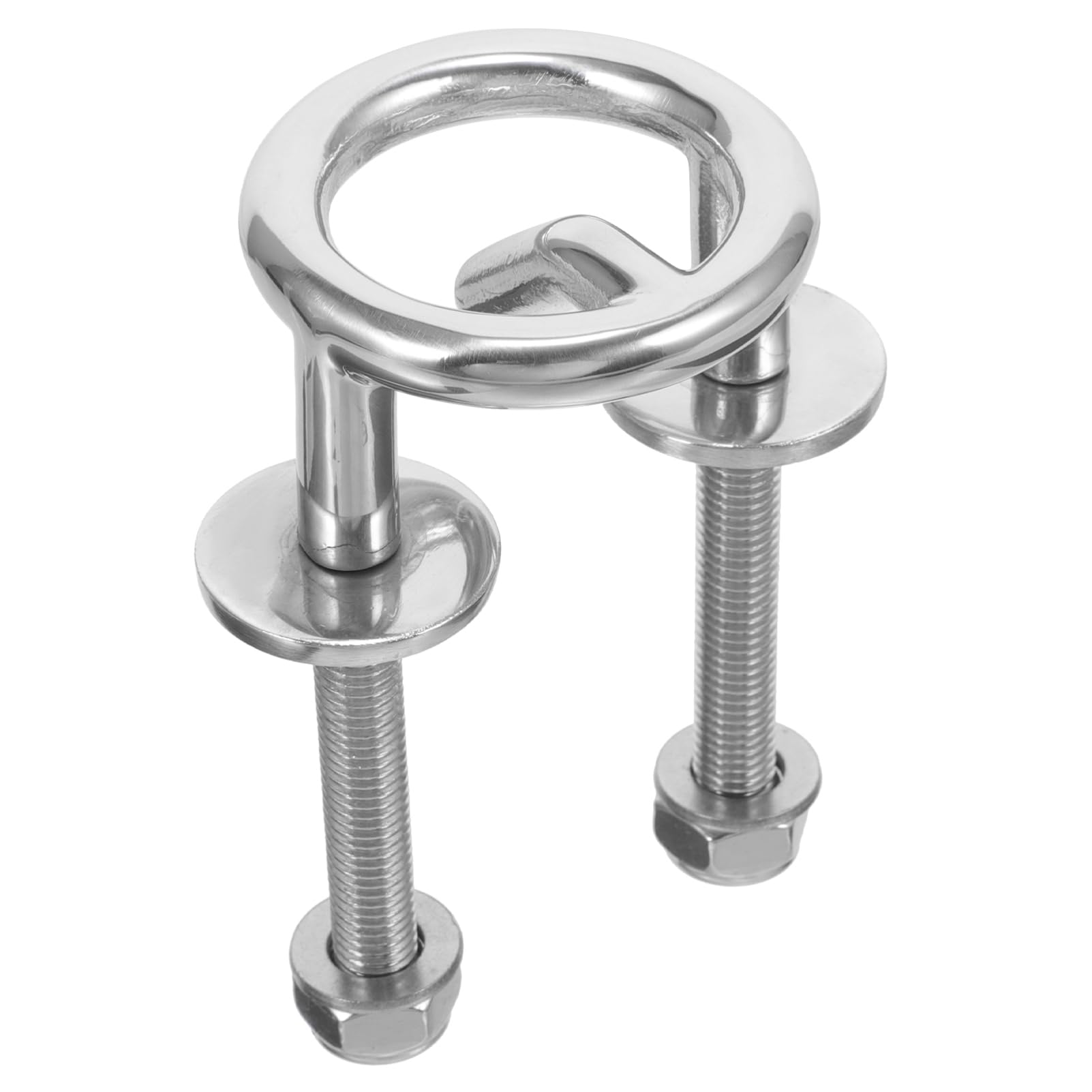Abaodam Gancio di Traino per Barca 62mm in Acciaio Inox Argentato | Sci Nautico su Yacht e Imbarcazioni, Resistenza alla Ruggine, Accessorio Hardware Nautico