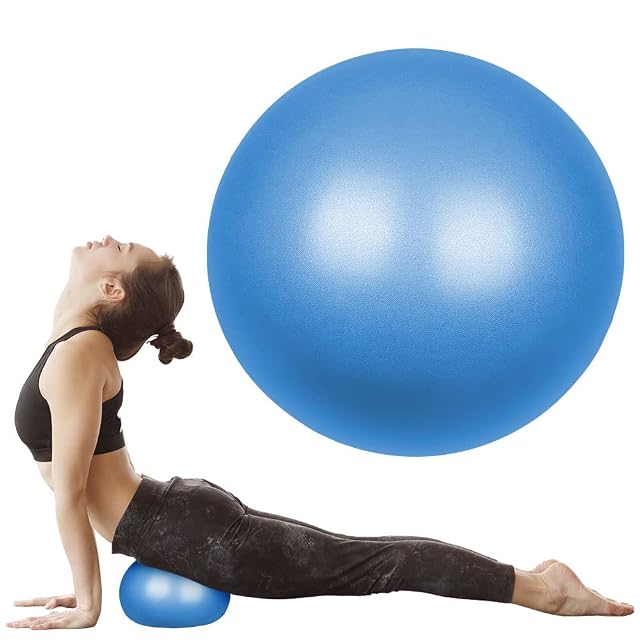 flintronic Pilates Piłka, 25 cm, mała piłka do pilatesu, piłka fitness, joga fitness, piłka gimnastyczna do jogi, ćwiczenia brzucha i ramion ćwiczenia równowagi