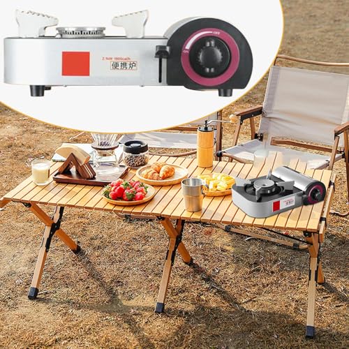 Cuiseur Portable de camping 2100W et réchaud à gaz léger pour randonnée - 4