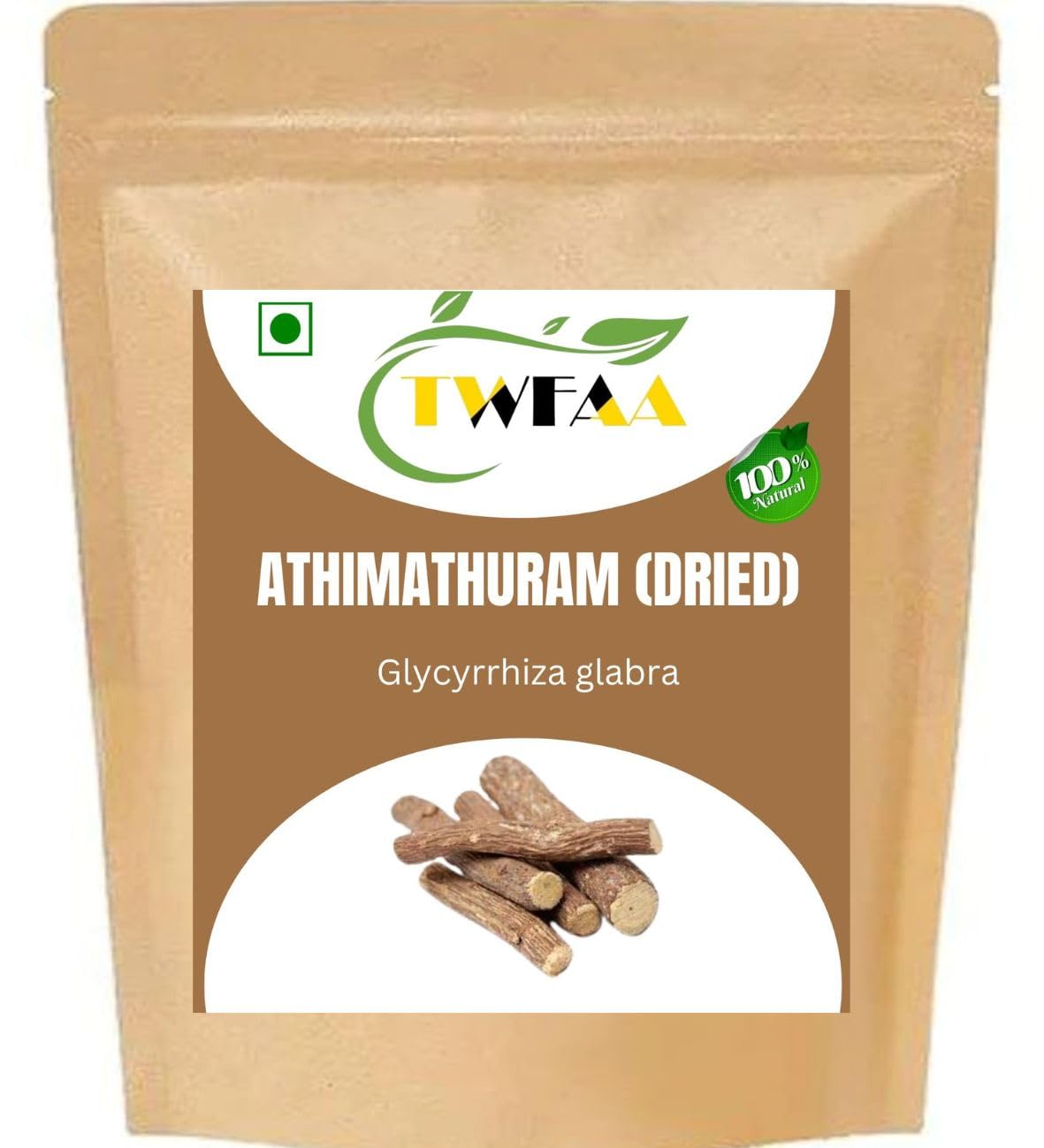 TWFAA Herbal Athimathuram/Glycyrrhiza glabra/அதிமதுரம்/ Mulethi/Earatti Maduram/Jashtimadh (RAW) (500 gram)-picture-21