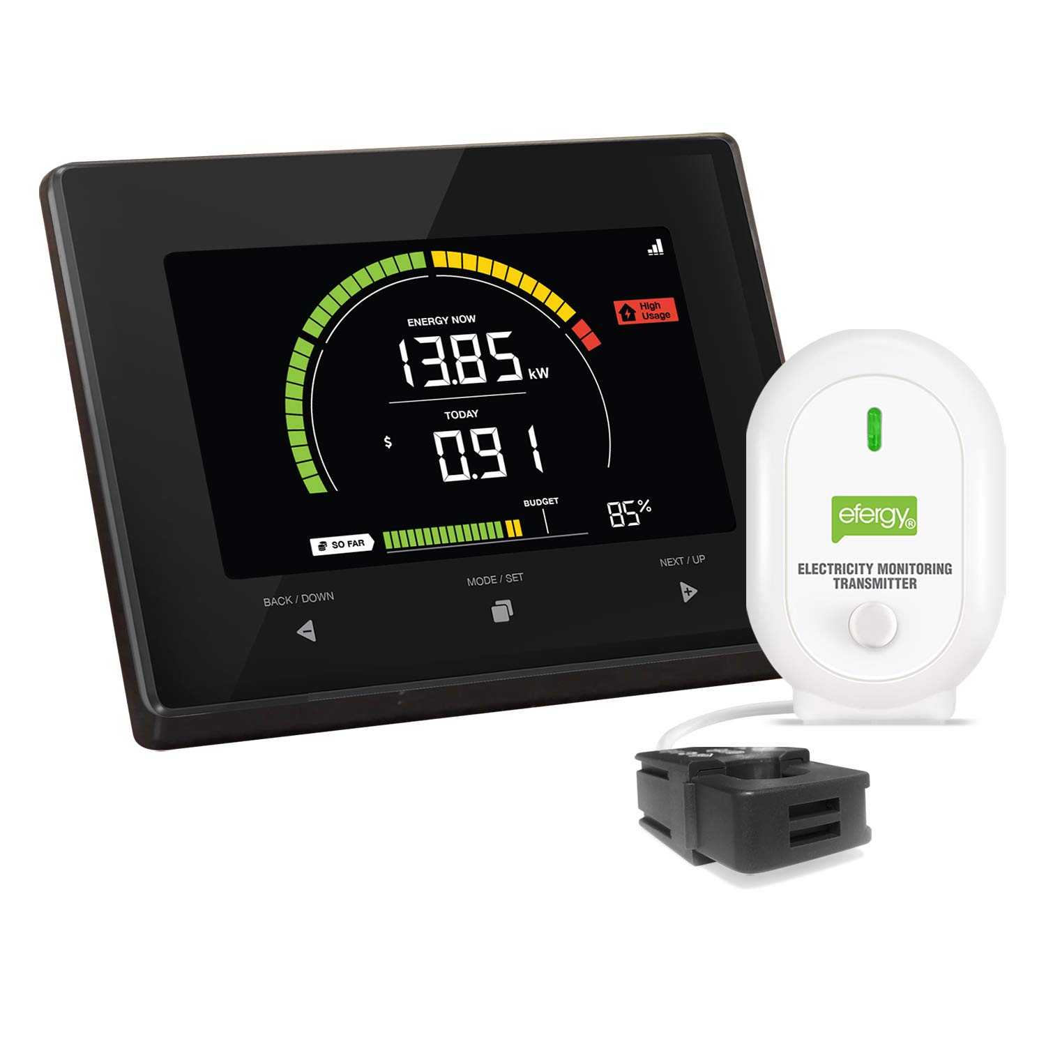 Eferfy E-Max Kit (Efergy E-Max Kit (1 CT Sensor 12mm)) - Monitor de energía