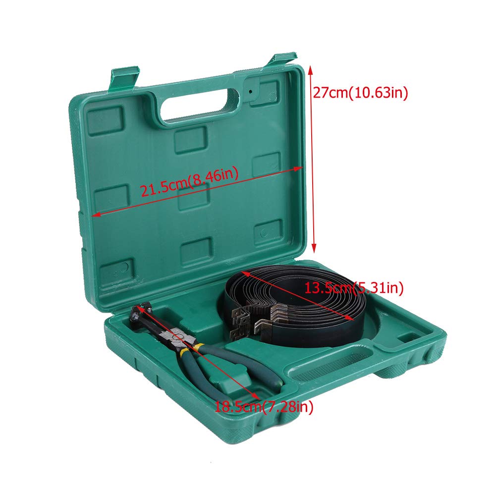 Set di Tenditori per Anello Pistone Motore, Kit di Pinze per Compressori per Fasce Elastiche del Motore per Auto, Kit di Attrezzi per Riparazioni Auto Kit di Riparazione per Pinze Compressore