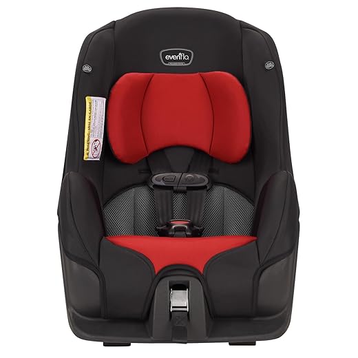 Evenflo Tribute LX Convertible Car Seat (Jupiter Red)