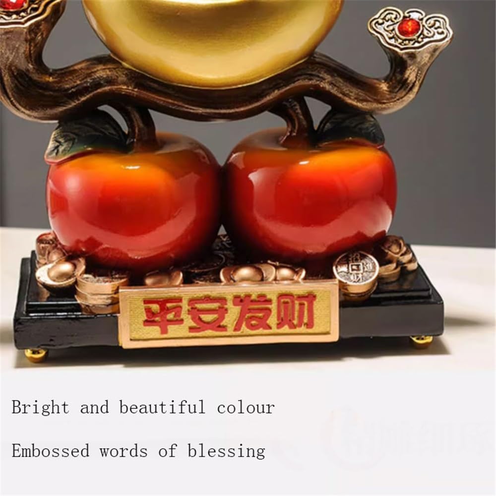 Biurko Feng Shui Money Crystal Tree, for Living Room Wealth Fortune Luck Ruyi Decoration Dekor
