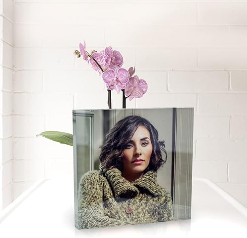 Canvas Champ Personalized Acrylic Photo Blocks, Photo Printed Blocks, Custom photo acrylic blocks (8"x10")