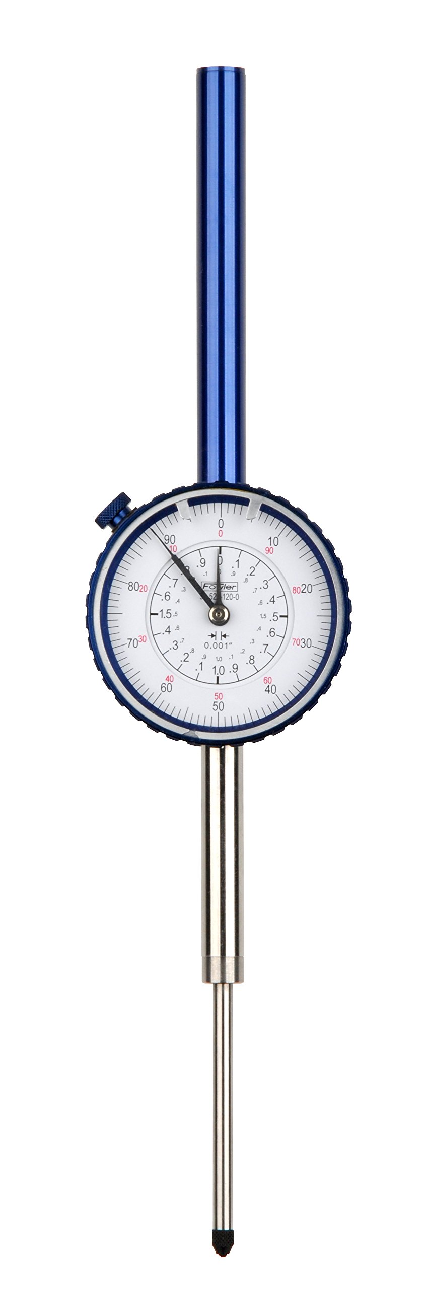 Fowler Comparatore A Quadrante Premium 5,1 Cm - 0-100 Lettura Con Certificato Di Calibrazione NIST