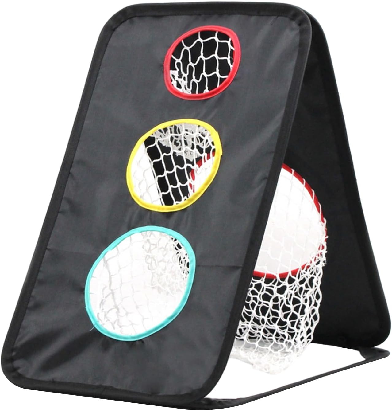 Golf Chipping Net – Foldable Golf Training Aid | Home Simulator Practice Cage | Double-Sided Swing Improvement Tool, Portable Skill Enhancer, Backyard Setup, Compact Storage Net for Golfers