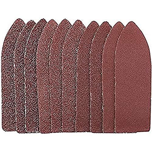 Draper Hook and Loop Sanding Sheets (Pack of 10) | Assorted Grit Grades Finger Sheets | 02930