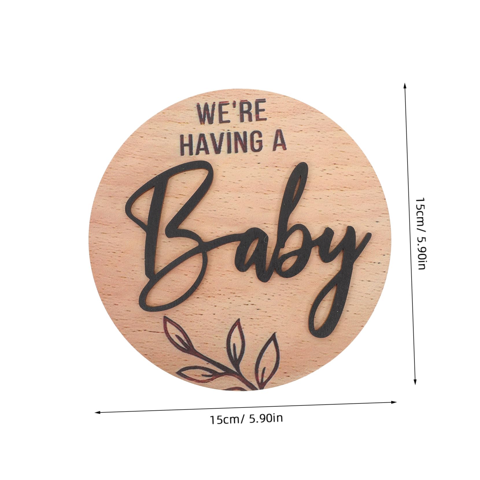 ERINGOGO Arrival Sign Newborn Birth Announcement Plaque for Home Decor Cute Name Sign for Boys and Announcement Signs