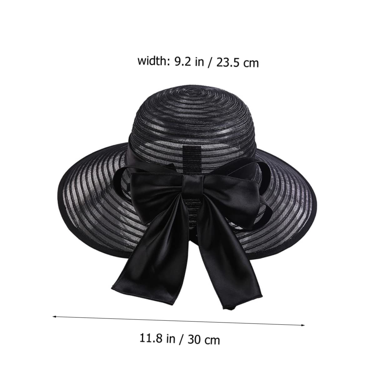 BESPORTBLE 2 Pièces Chapeau de Plage été Femme Large Brim et Nœud Délicat Chapeau de Protection Solaire Respirant pour Activités Extérieures pour Plage et Sorties