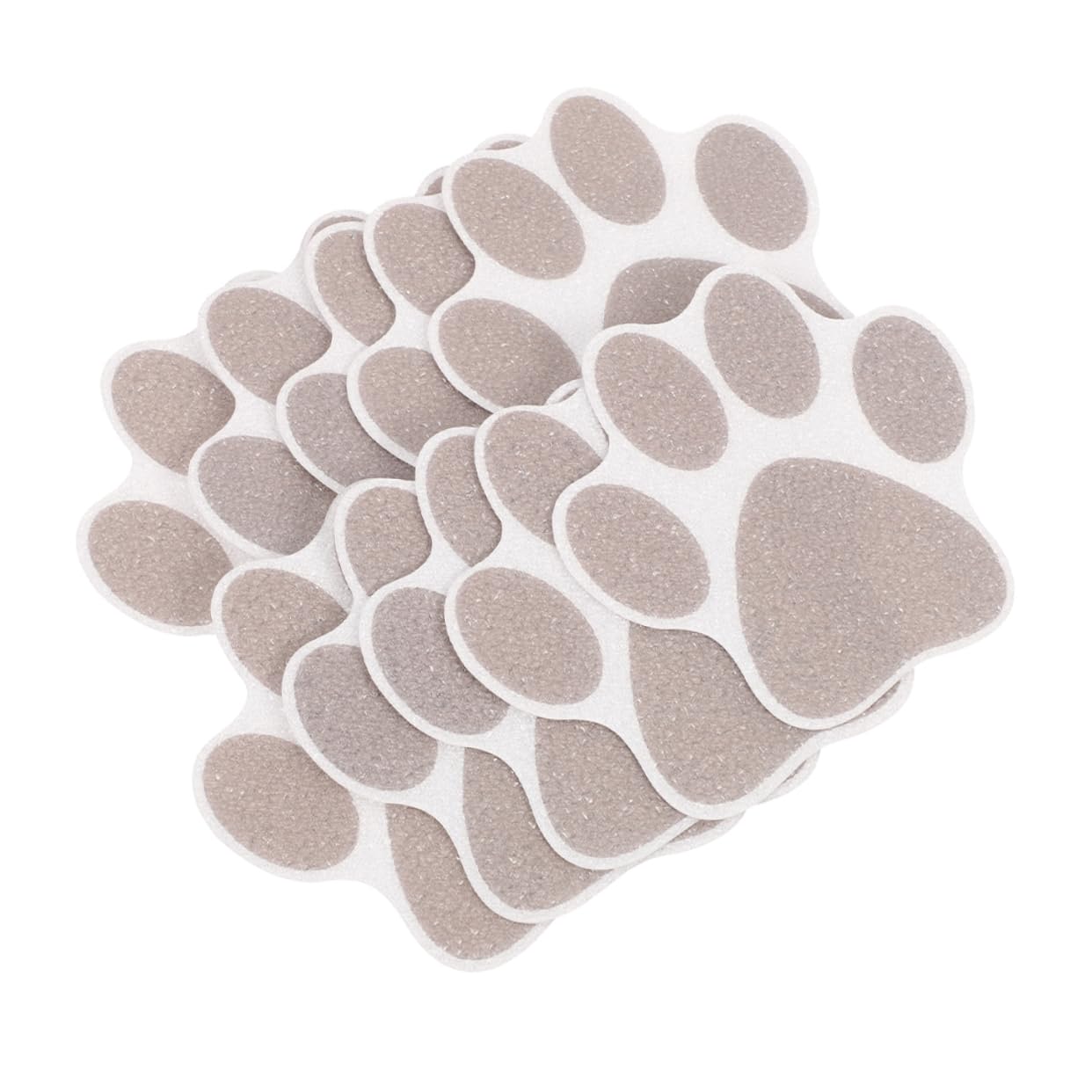 OUNONA 20pcs Non Slip Paw Print Floor Stickers Adorable Skid Shower Bathroom Decor Self Adhesive for Safety for Kitchen Smooth Surfaces