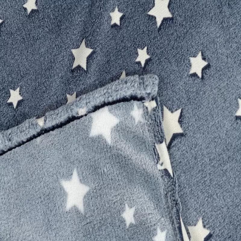 W2S Glow in The Dark Blanket for Kids, Light Weight Soft Cozy All Weather Blankets for 1-10 Years Old Toddlers, Baby. Size : 120CM X 180CM (Blanket-Star) 3