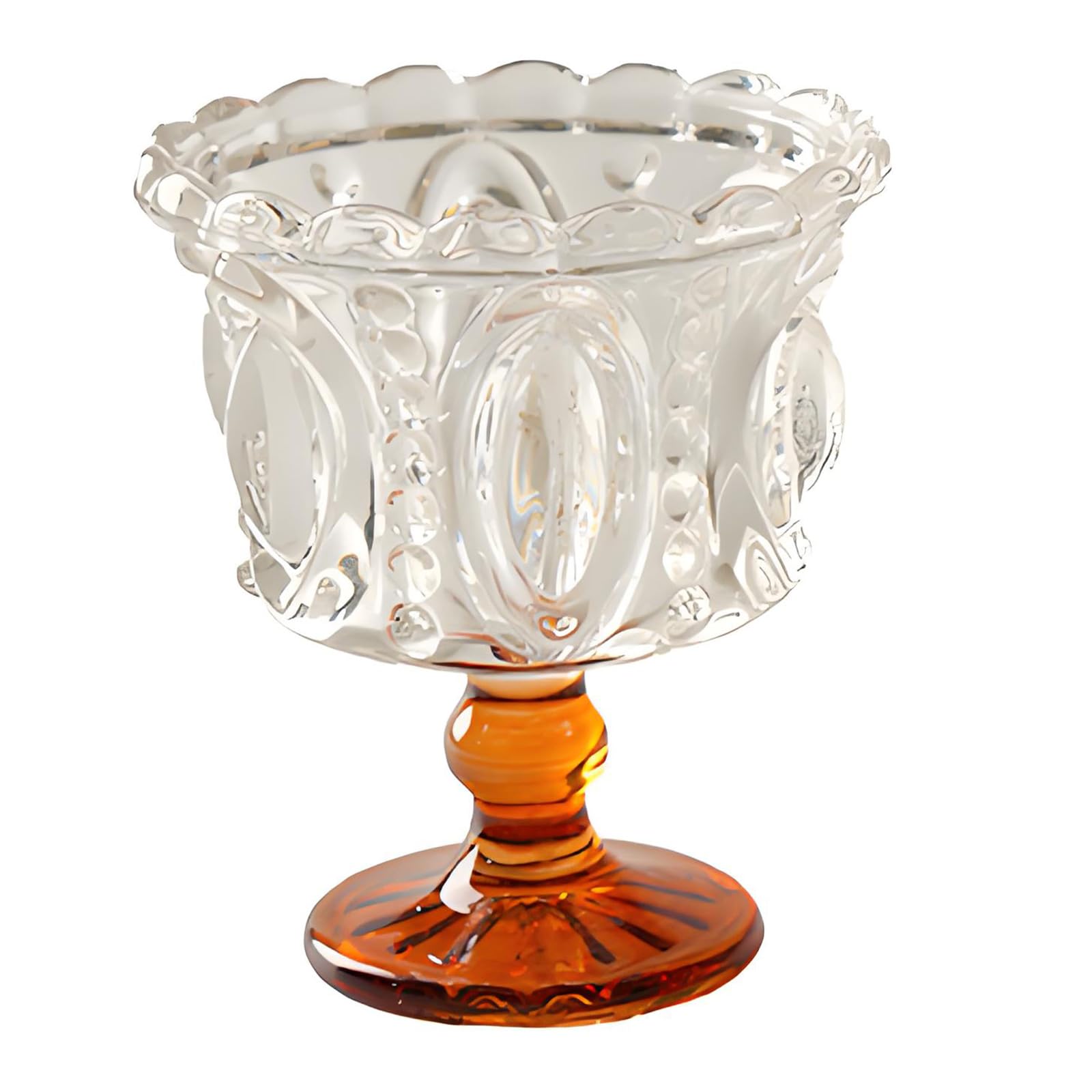 our fave Foot Ice Cream Glass for Serving Desserts and Beverages Large Capacity Glass Cup Home Breakfast Container Dessert Bowl
