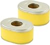 2 Pack 17210-ZE0-505 Air Filter, Compatible with Honda GX110 GX120 Engine OEM Air Cleaner and More, Plus Pre Filter