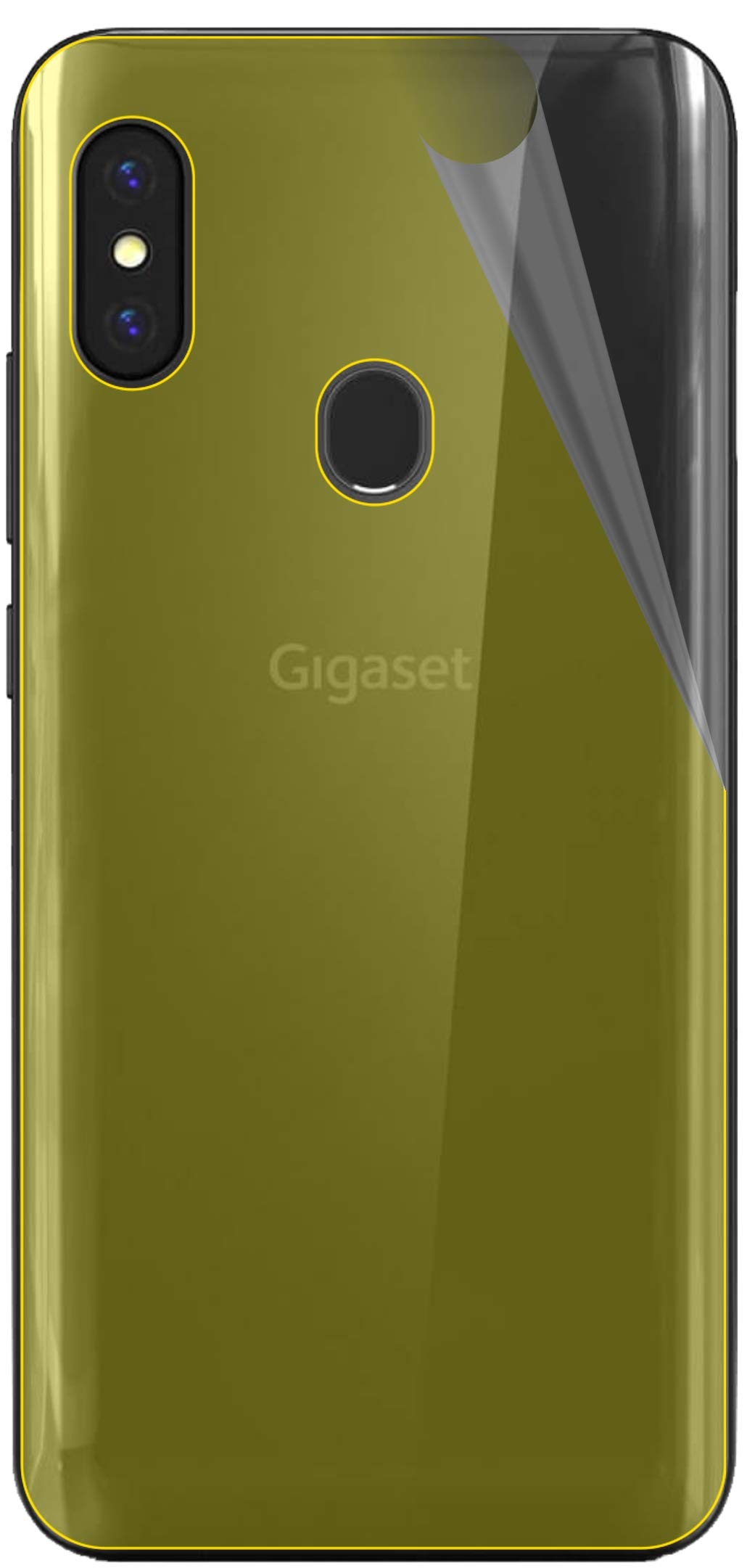dipos I 3X Protector de Pantalla Compatible con Gigaset GS290 Trasero - Cobertura 100% para Pantalla I 3D Full Cover láminas Protectoras