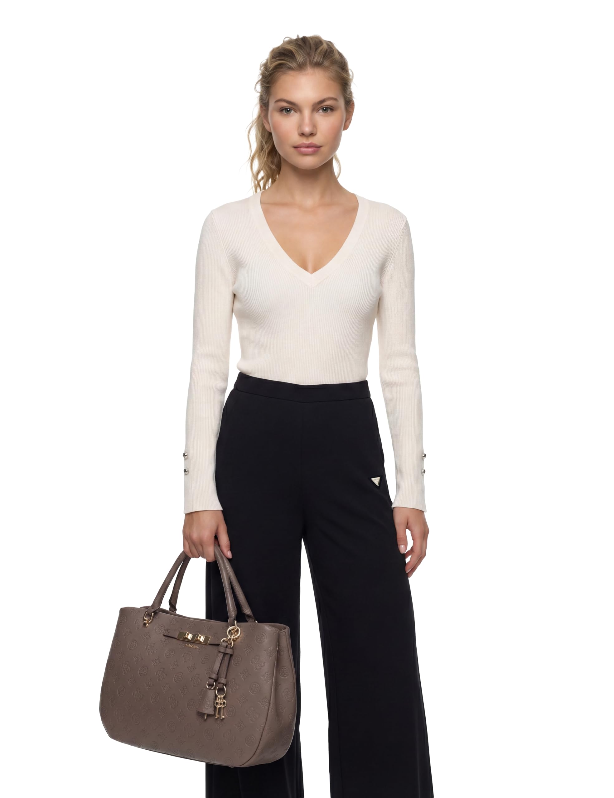 GUESS Carmella Girlfriend Satchel - Guess Bolsas Mujer