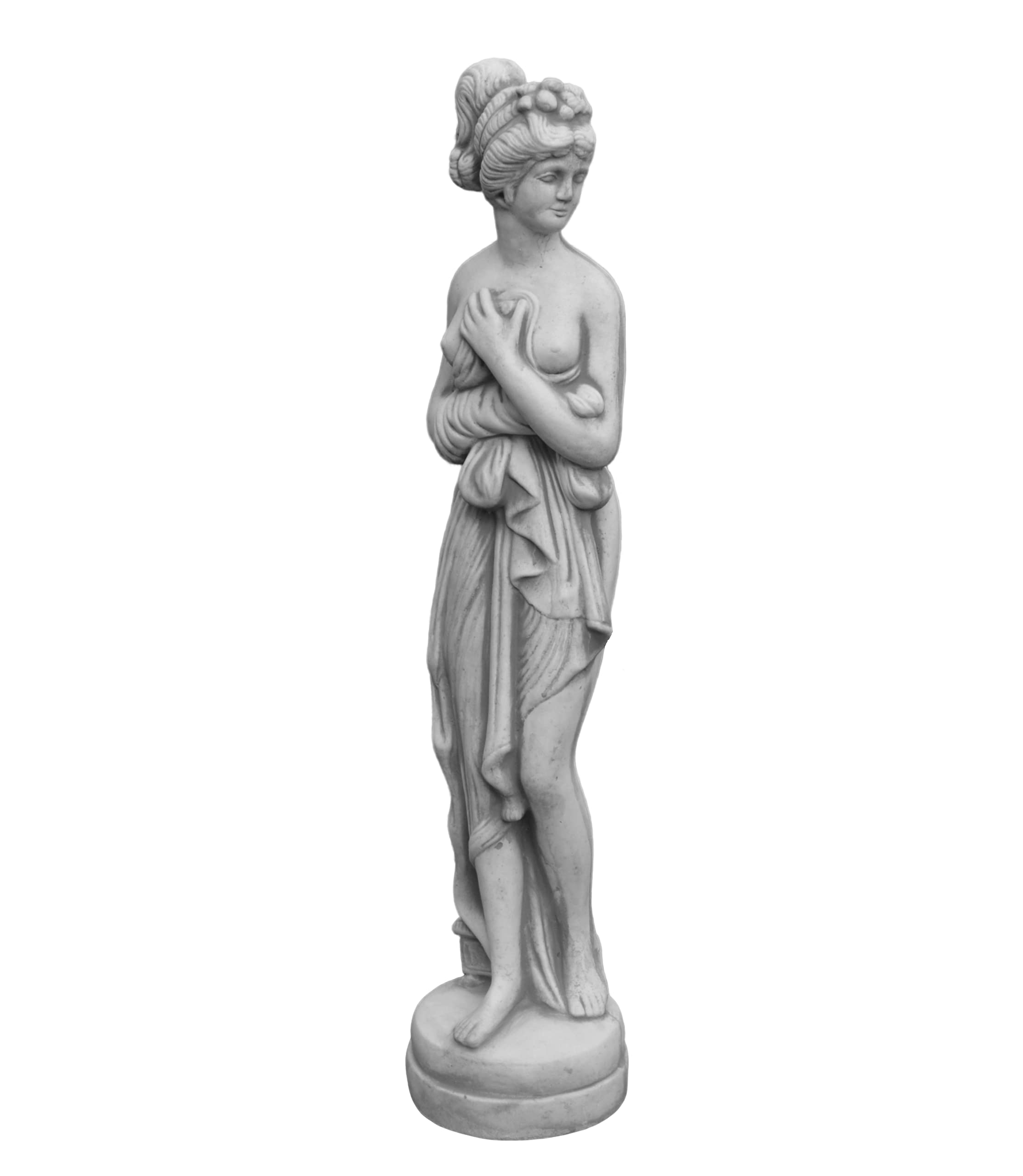 Pandora on Base Venus Room Decor Stone Figure 73cm 13kg Concrete Frost Proof
