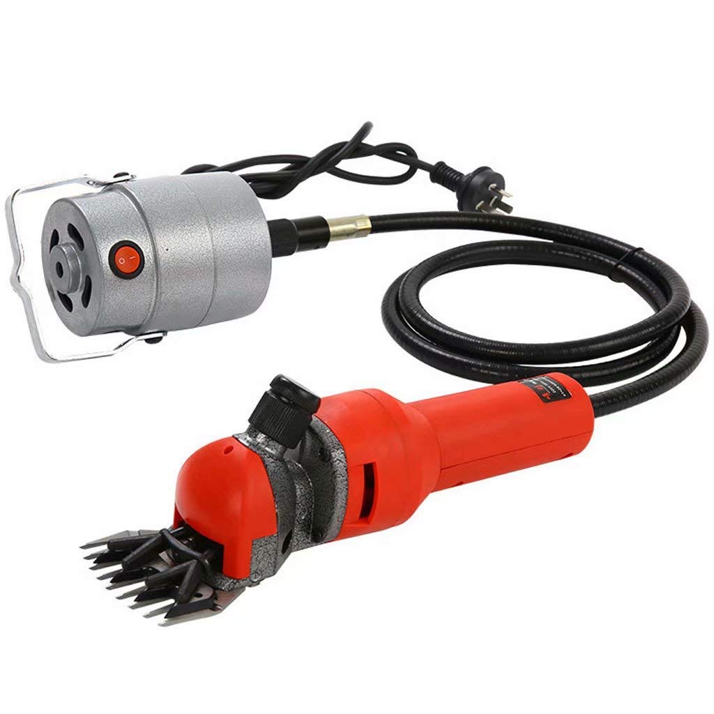 750W Professional Soft Shaft Electric Wool Shears, Wool Faders, Used For Animal Husbandry Shaving, Support Heavy Shearing Work, With Suitcase, 9-Tooth Straight Knife (13C)