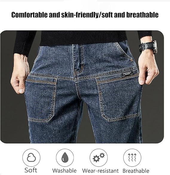 Mecutie Jeans,ThriveJeans - Comfortable Multi-Pocket High Durable Cargo Jean2