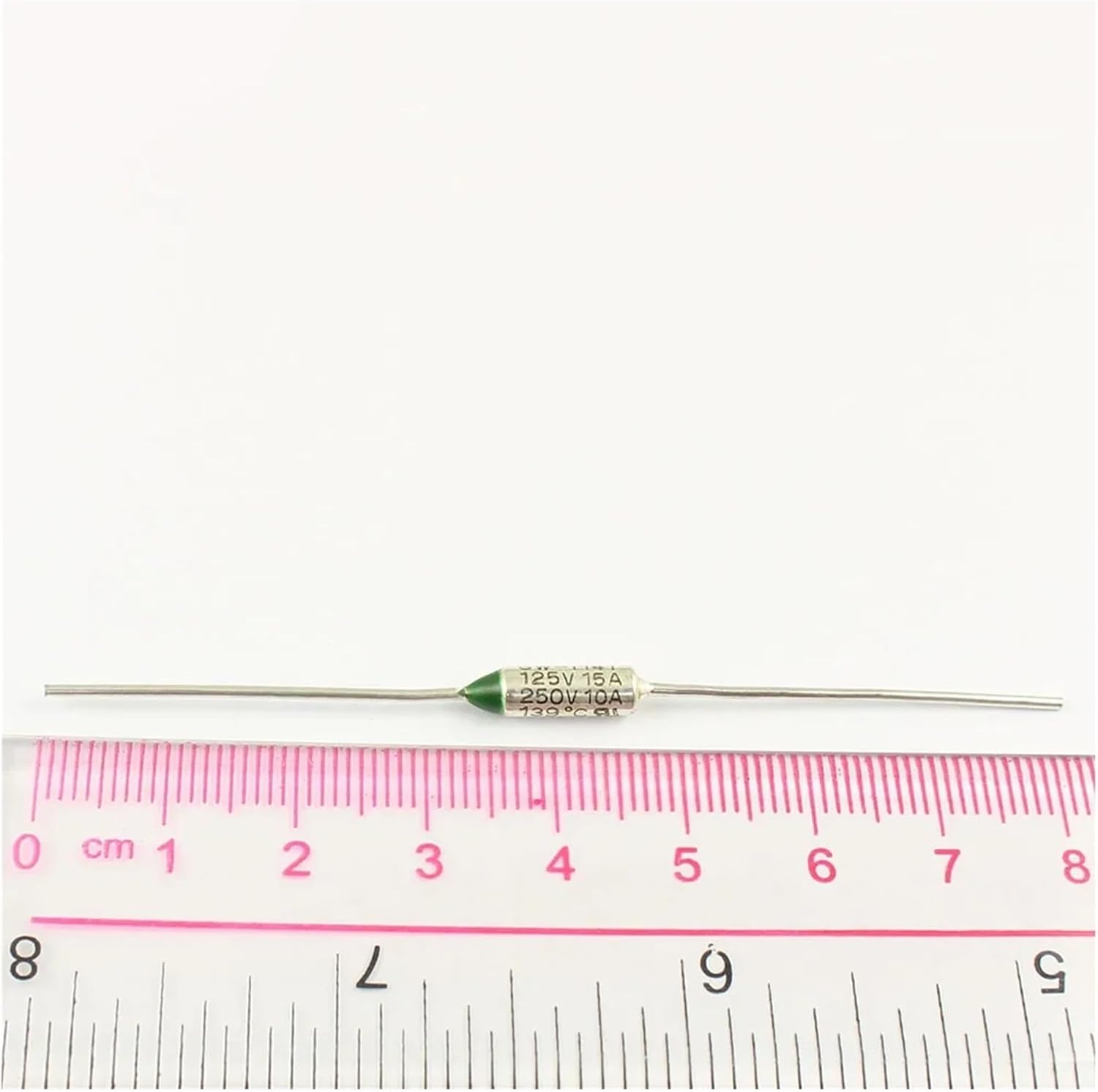 5pcs SWC Thermal Fuse SW-114T 139C 139 Degrees 10A 250V TF Cut-Off Temperature Axial Lead Link 125V 15A
