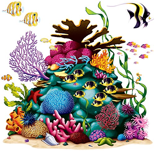 Coral Reef Prop (3 fish included) Party Accessory (1 count) (1/Pkg)