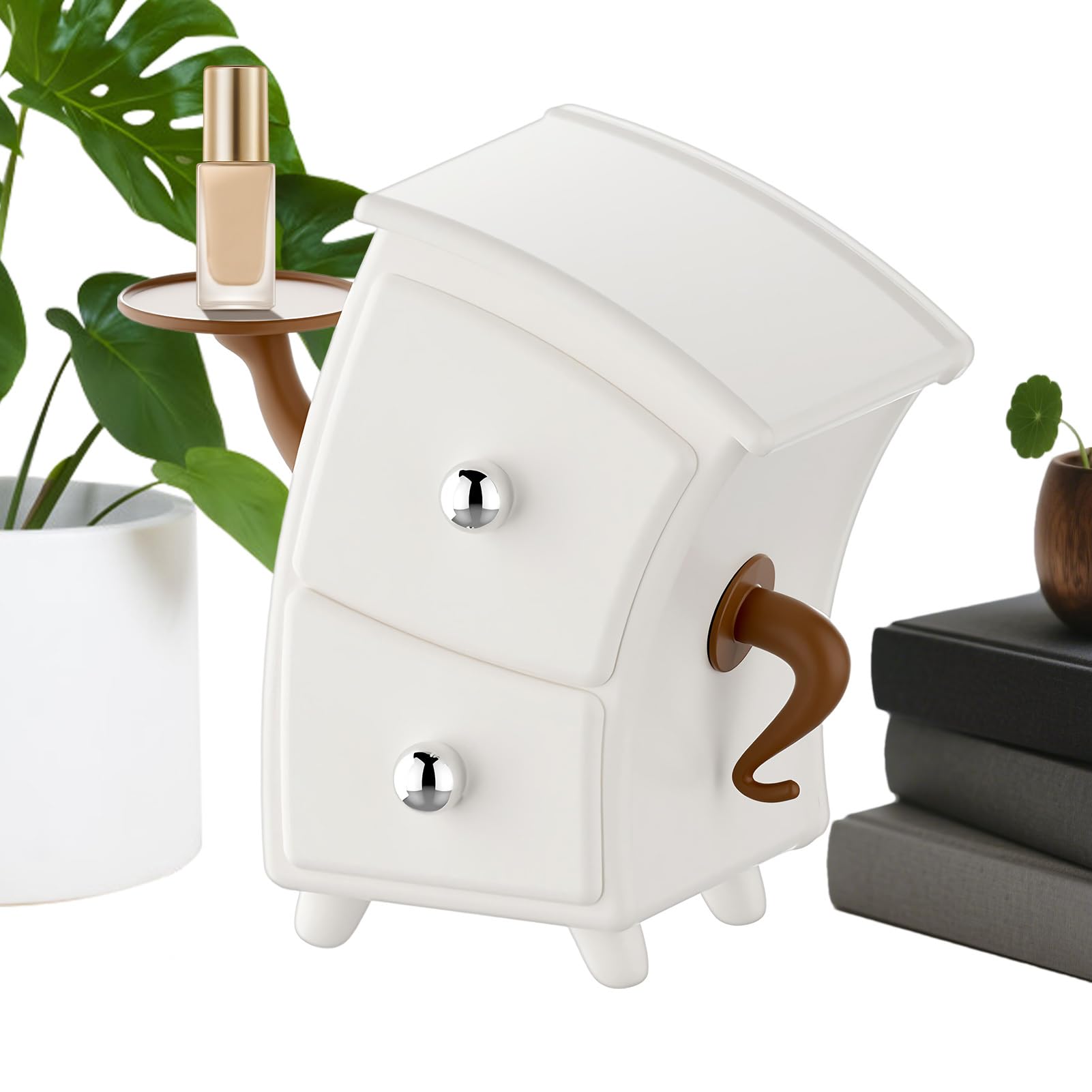Organiseur de tiroir de bureau en bois pour rangement de papeterie