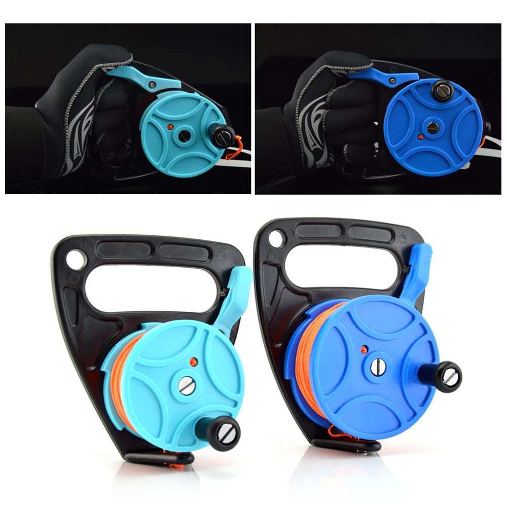 Mulinello da immersione 46 m/83 m con stopper per subacquea e snorkeling