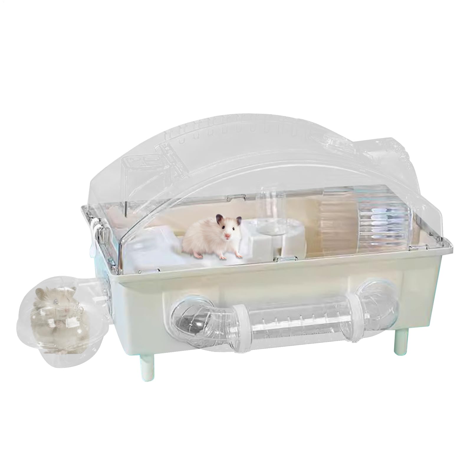 Jaula Hábitat para Jerbos Casa de Hábitat para Mascotas | Hábitats de Anidación para Animales Domésticos Para Erizo Chinchilla Conejo Jerbo Enano Hámster Cobaya Hurón